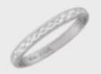 WH4442-Sterling : Faceted Band