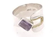 SS0088-Designer Ring : Amethyst