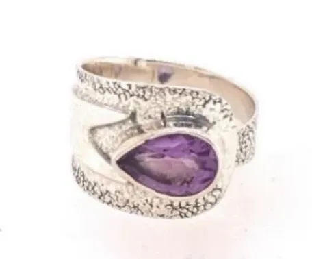 SS0166-Designer Ring : Amethyst