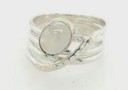 SS0303-Designer Ring : Moonstone