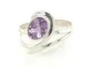 SS0385-Designer Ring : Amethyst