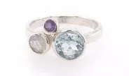 SS0308-Designer Ring : Multistone