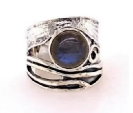SS0159-Designer Ring : Labradorite