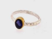 SS0111-SEPTEMBER BIRTHSTONE : Iolite Ring