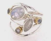 SS0226-Designer Ring : Moonstone