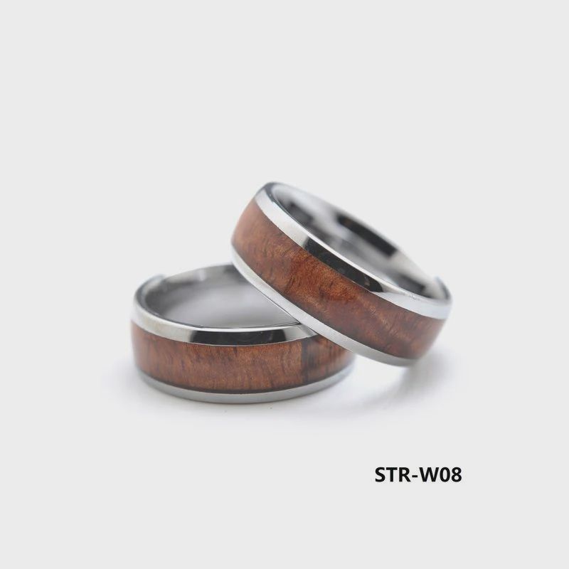 EM0254-Stainless Wood : Men's