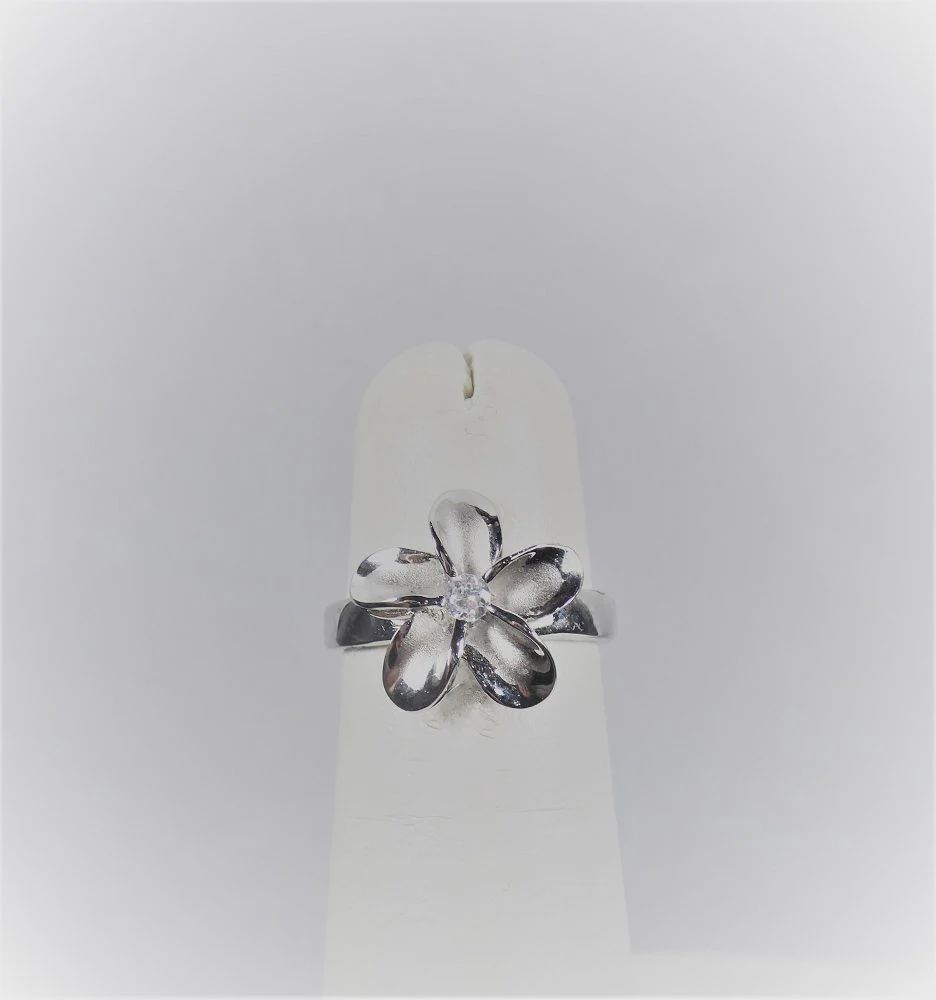 EM0112-SS Flower Ring