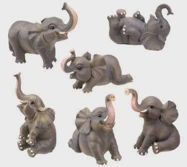 PA0095-Animal : Mini Elephants n/b