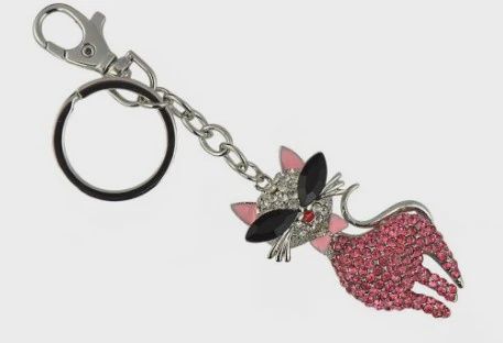 TS0077-Keychain : Lady Cat
