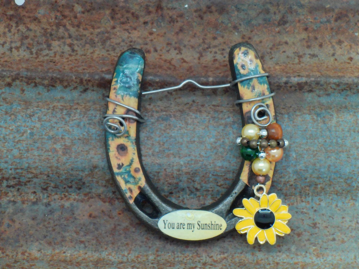 LH0017 - Little Lucky Western Horseshoe- Sunflower Sunshine