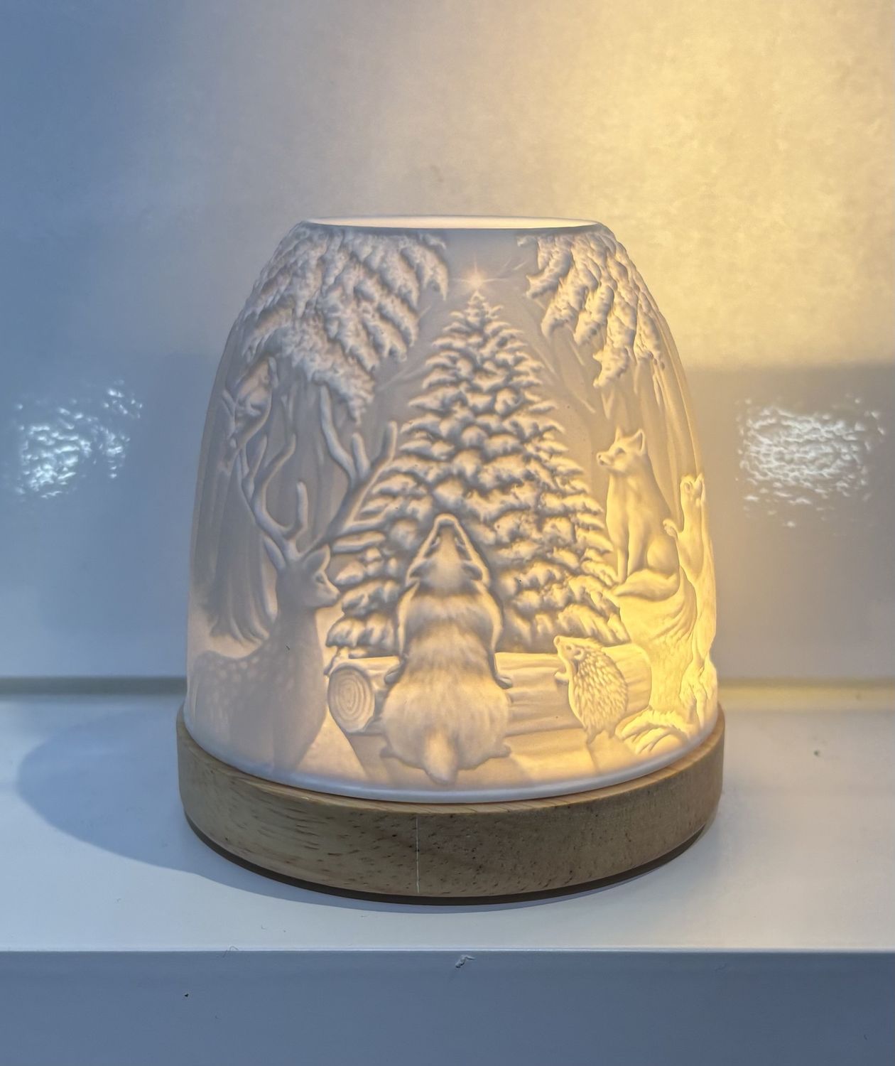 HV0030 - Mini Tealight Igloo : Forest Animals