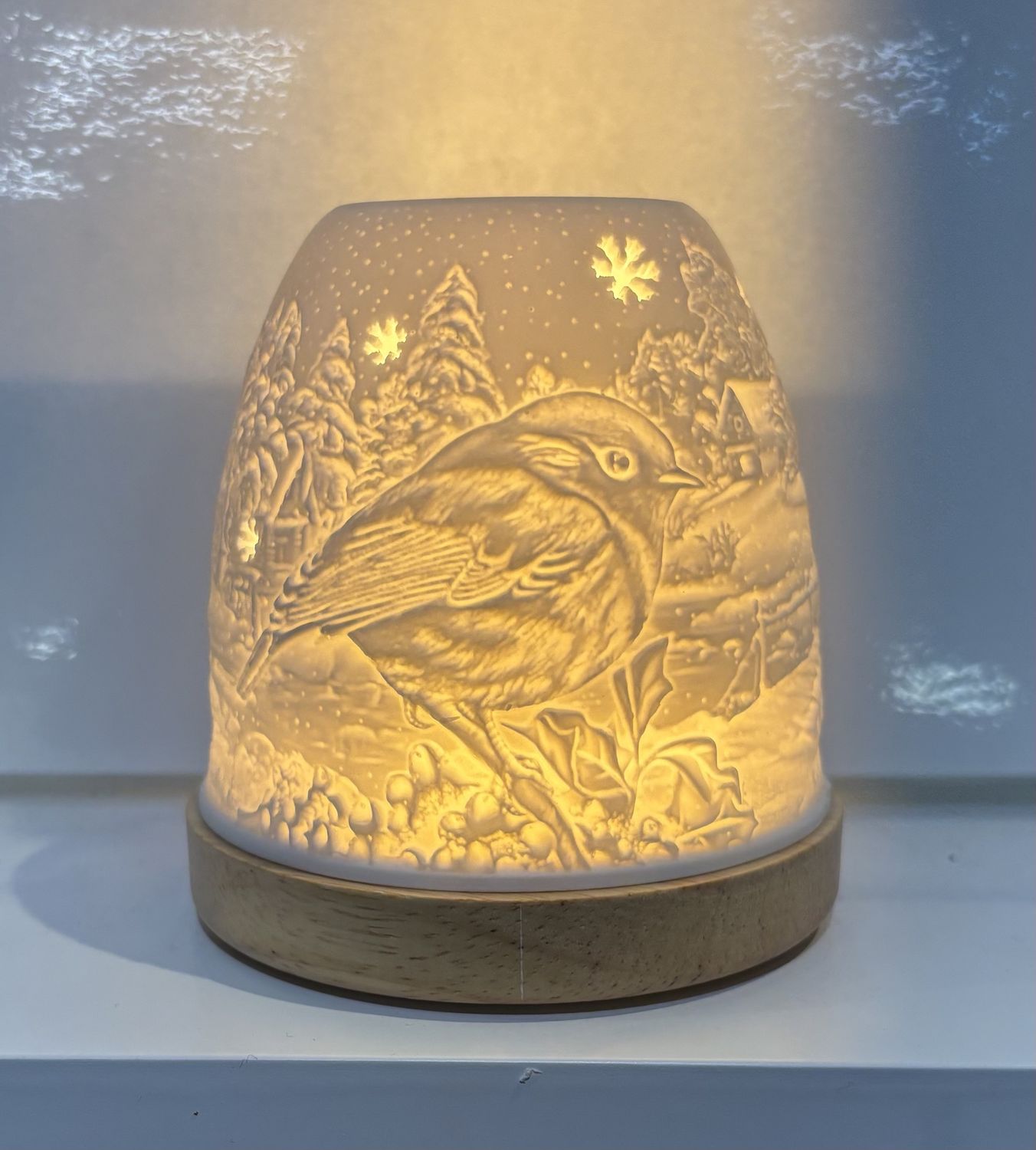 HV0023 - Mini Tealight Igloo : Birds