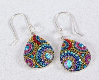 DM0462 - Wide Teardrop ERs : Multicolor