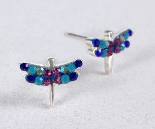 DM0468 - Dragonfly Stud ERs : Multicolor