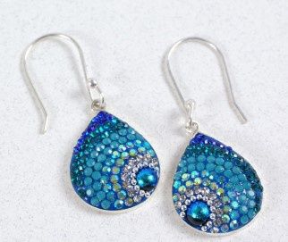 DM0461 - Wide Teardrop ERs : Blue
