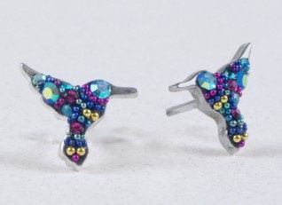 DM0475 - Hummingbird Stud ERs : Purple