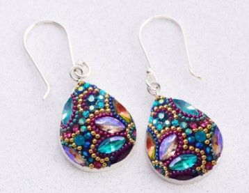 DM0463 - Wide Teardrop ERs : Purple