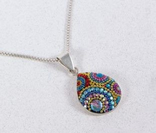 DM0478 - Teardrop Pendant : Multicolor