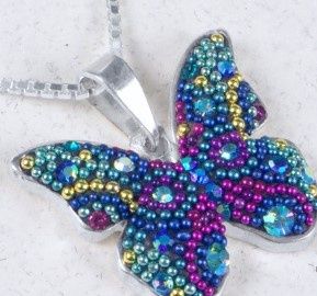DM0501 - Butterfly Pendant : Purple