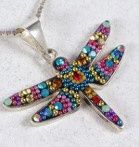 DM0504 - Dragonfly Pendant : Multicolor