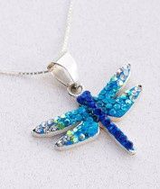 DM0503 - Dragonfly Pendant : Blue