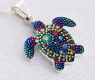 DM0499 - Turtle Pendant : Purple
