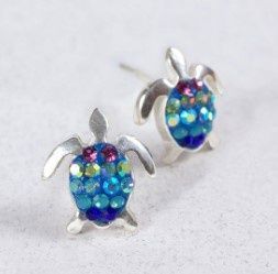 DM0319 - Turtle Stud ERs : Multicolor