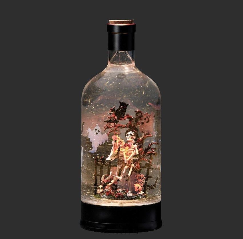 RO1442 - Lantern : Lighted Halloween Bottle