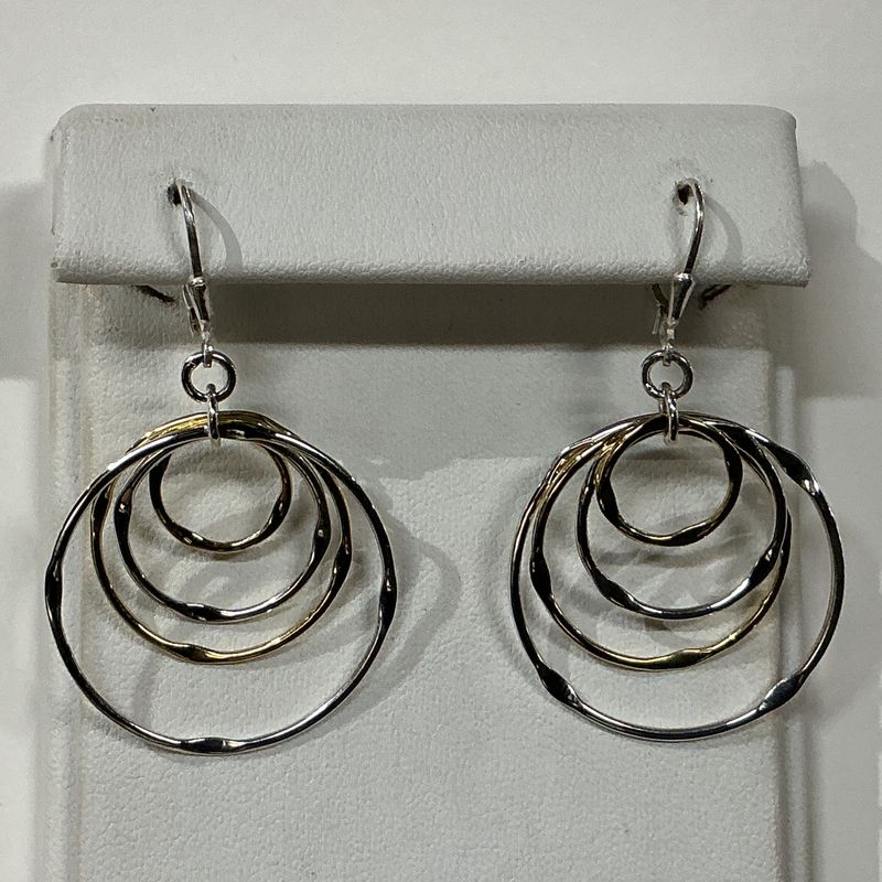 SS0408-Designer Earrings : Mixed Metal