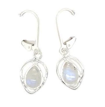 SS0411-Designer Earrings : Moonstone