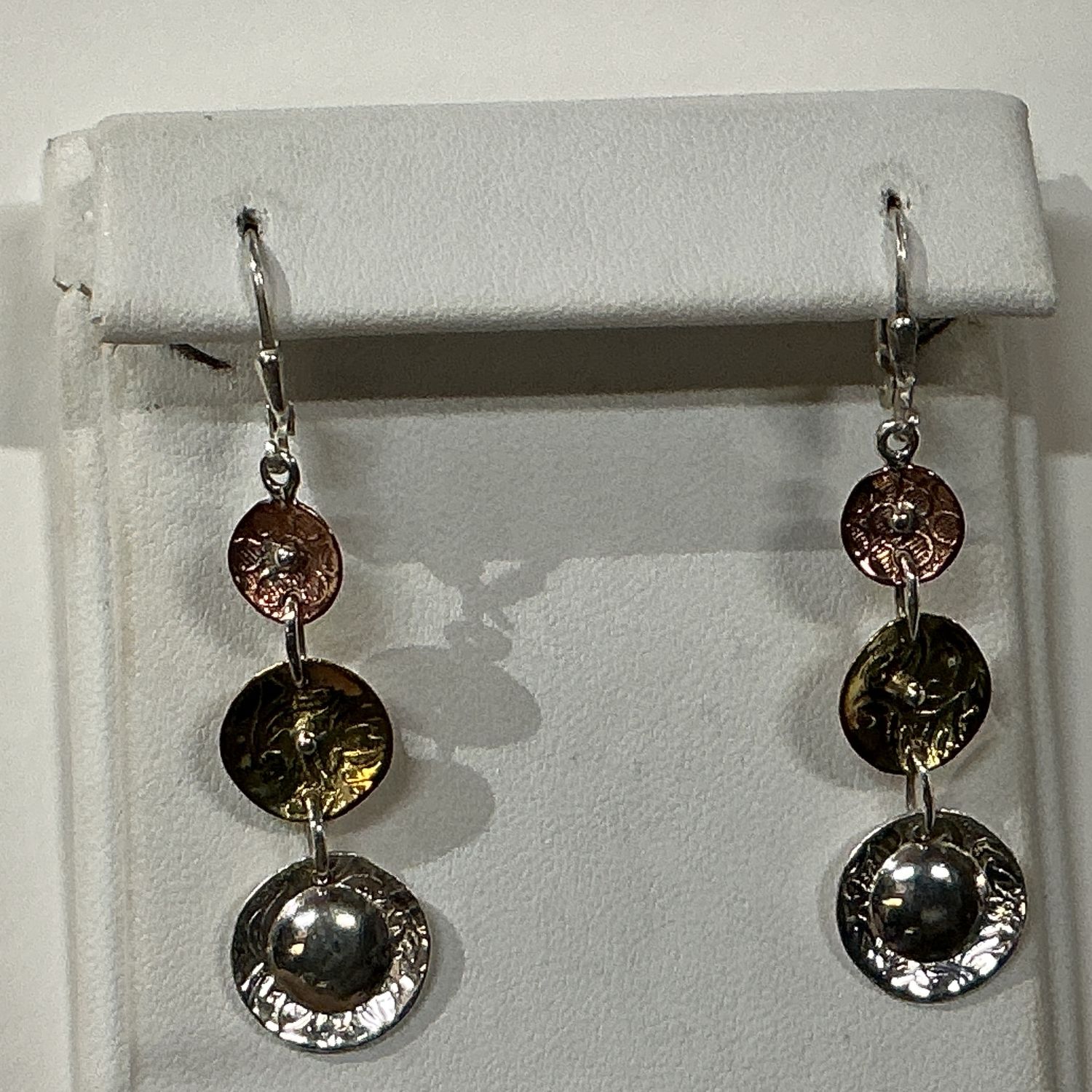 SS0413-Designer Earrings : Mixed Metal