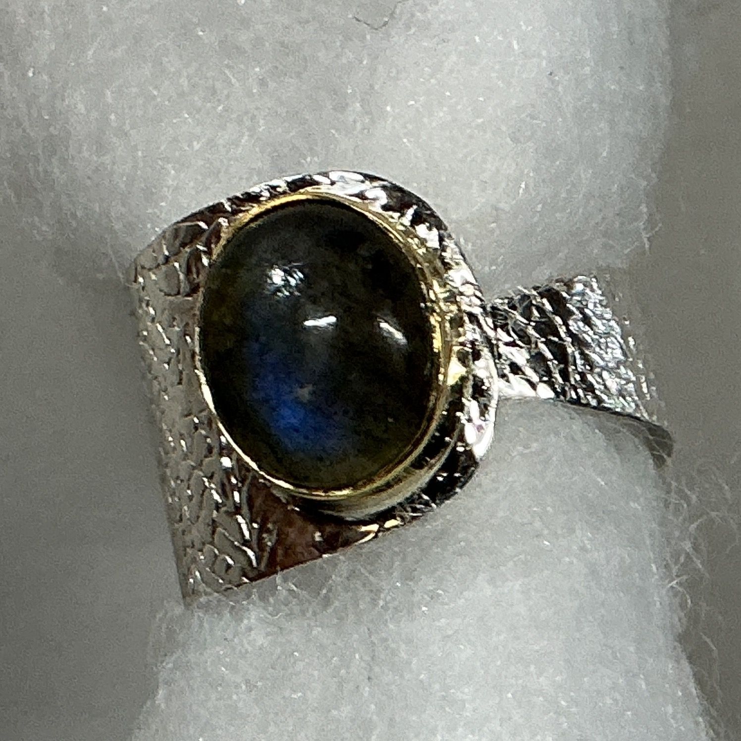 SS0421-Designer Ring : Labradorite