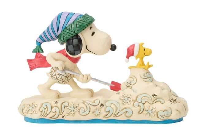 EP8838-JS : Snoopy Shoveling Snow