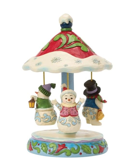 EP8874-JS : Snowman Carousel