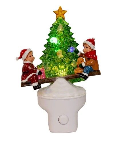 KA0019-LED Nightlight : Kids on Tree
