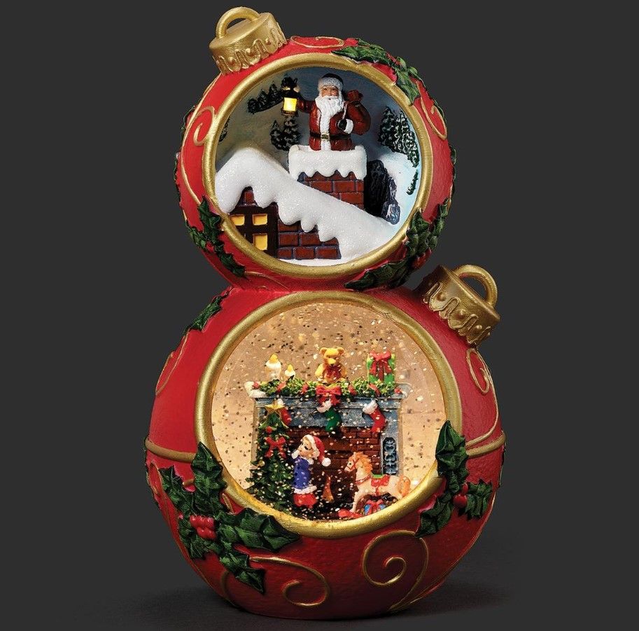 RO1454-Lantern : Red Ornament Stack