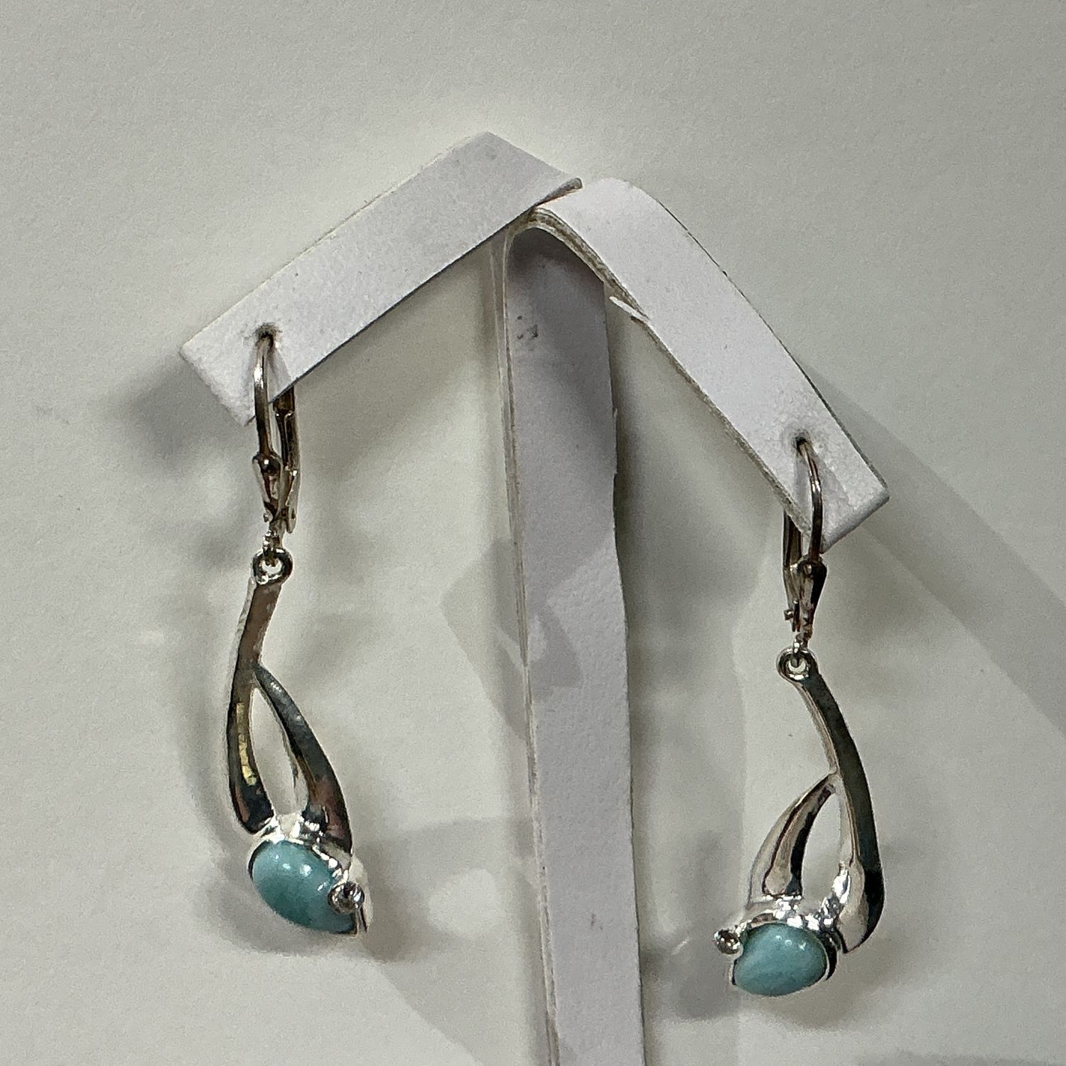 SS0458-Designer Earrings : Larimar