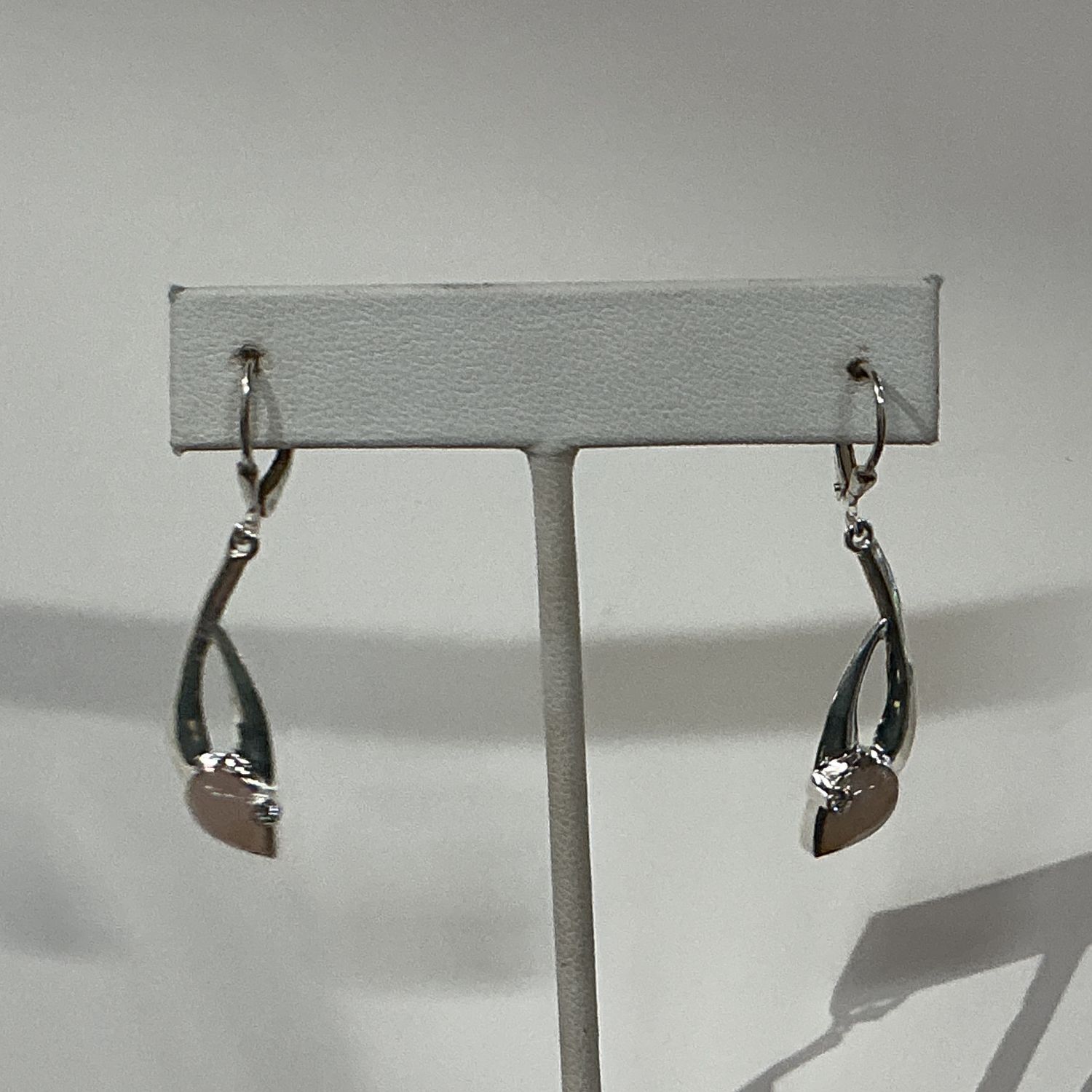 SS0459-Designer Earrings : Rose Quartz