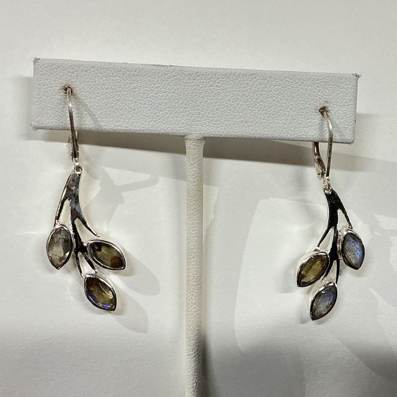 SS0469-Designer Earrings : Labradorite