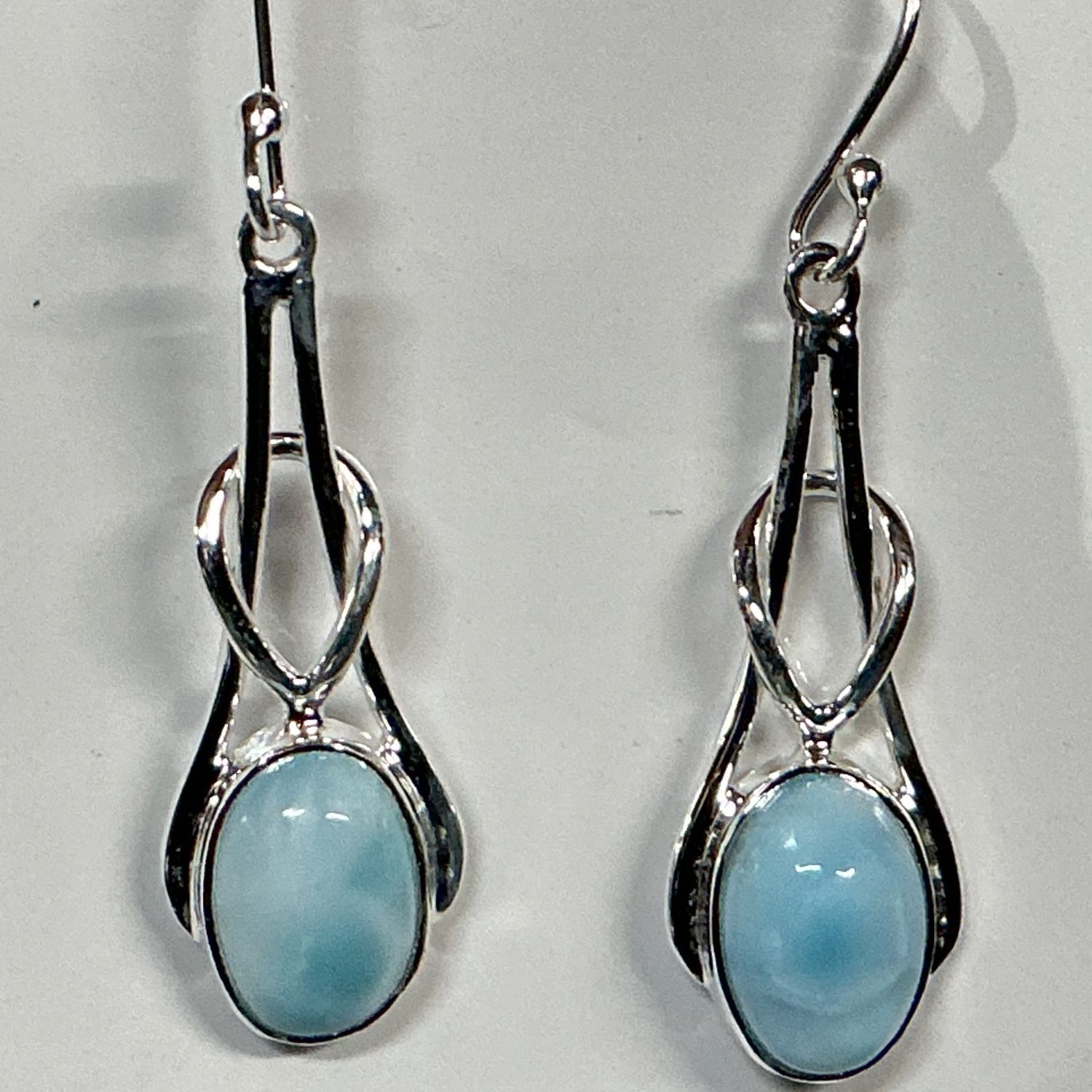SS0472-Designer Earrings : Larimar