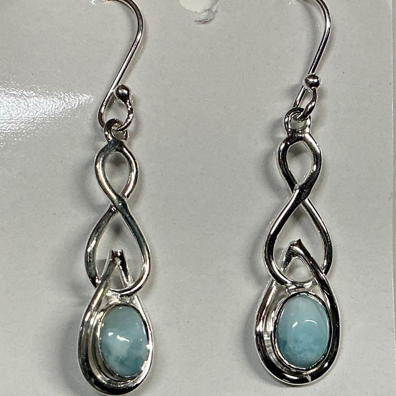 SS0474-Designer Earrings : Larimar