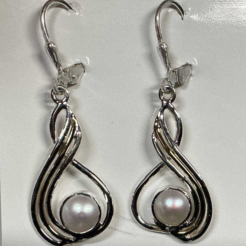 SS0480-Designer Earrings : Pearl