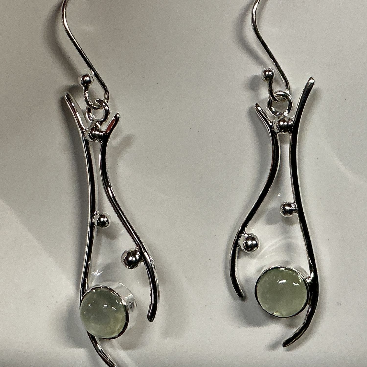 SS0485-Designer Ring : Prehnite