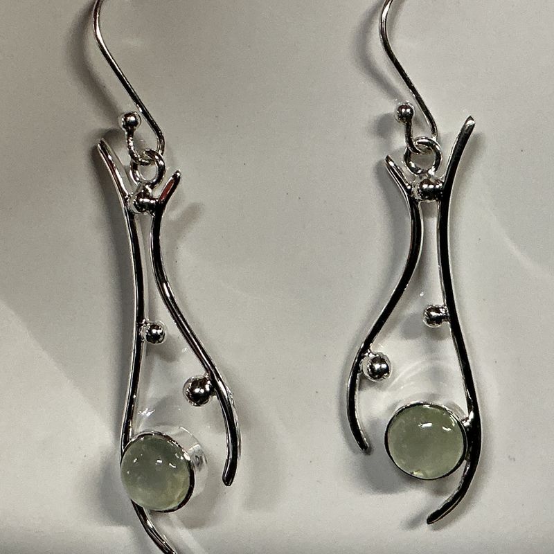 SS0485-Designer Ring : Prehnite