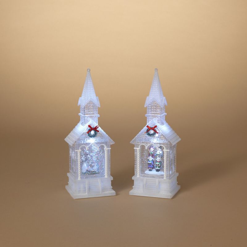 GS0008-Water Globe : Church