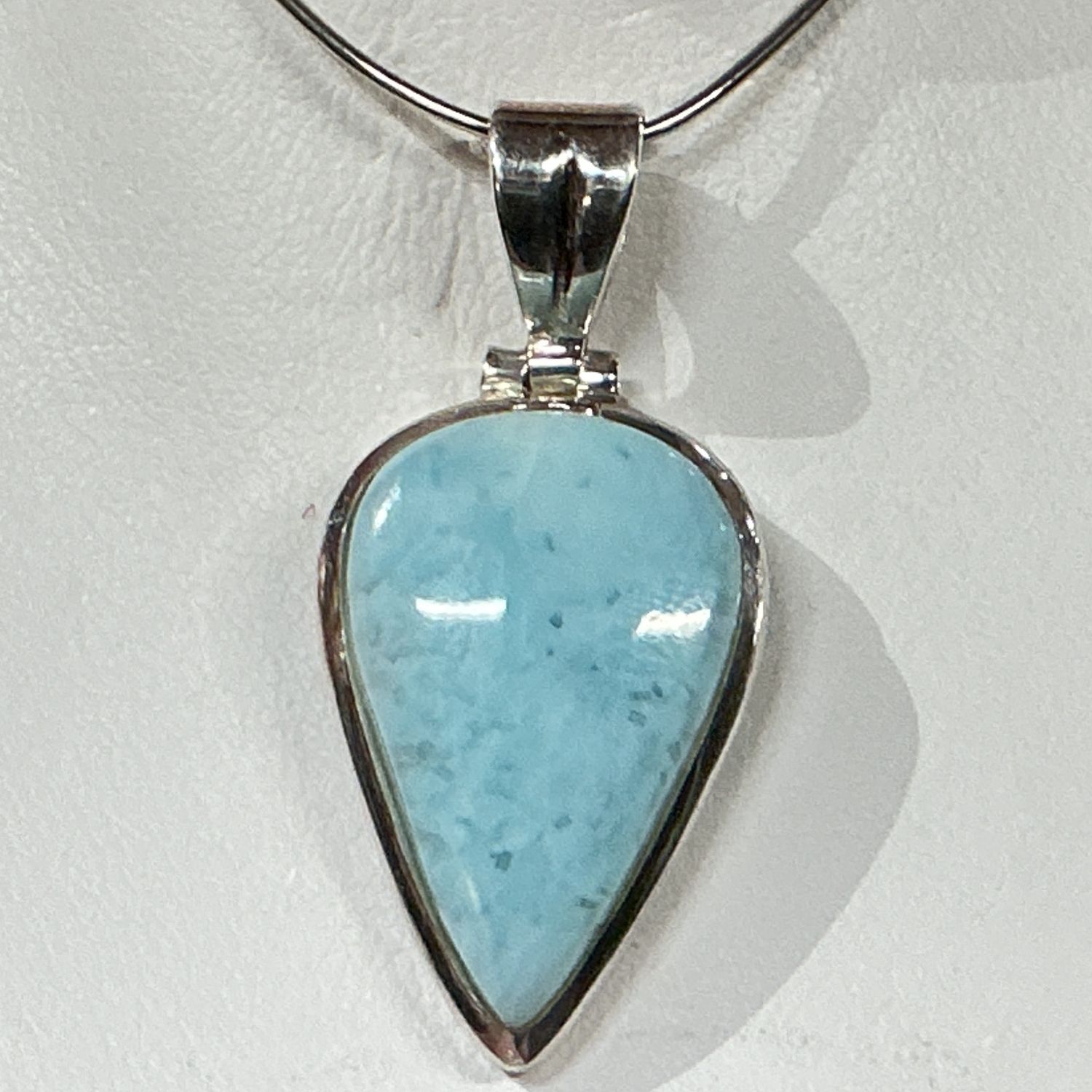 SS0508-Designer Pendant : Larimar