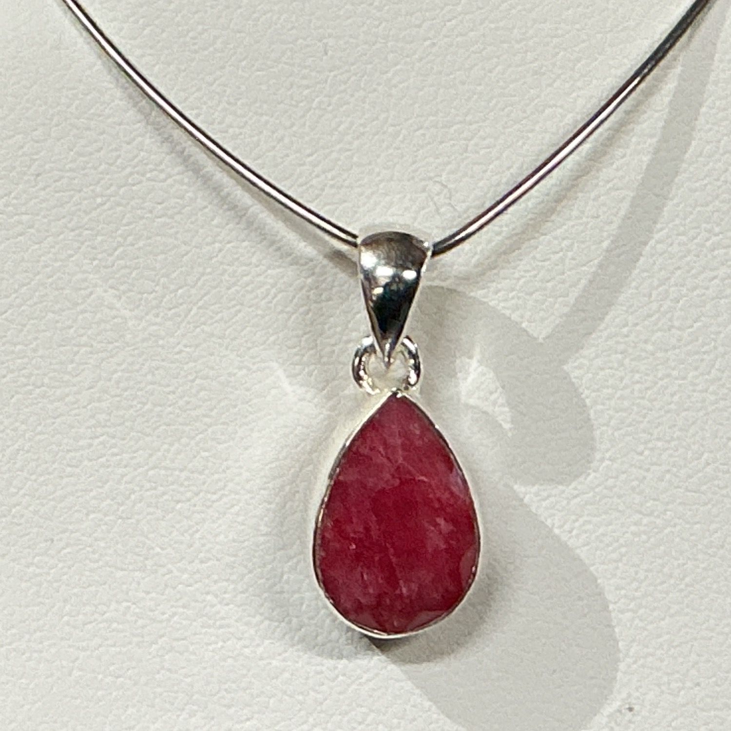 SS0517-Designer Pendant : Ruby