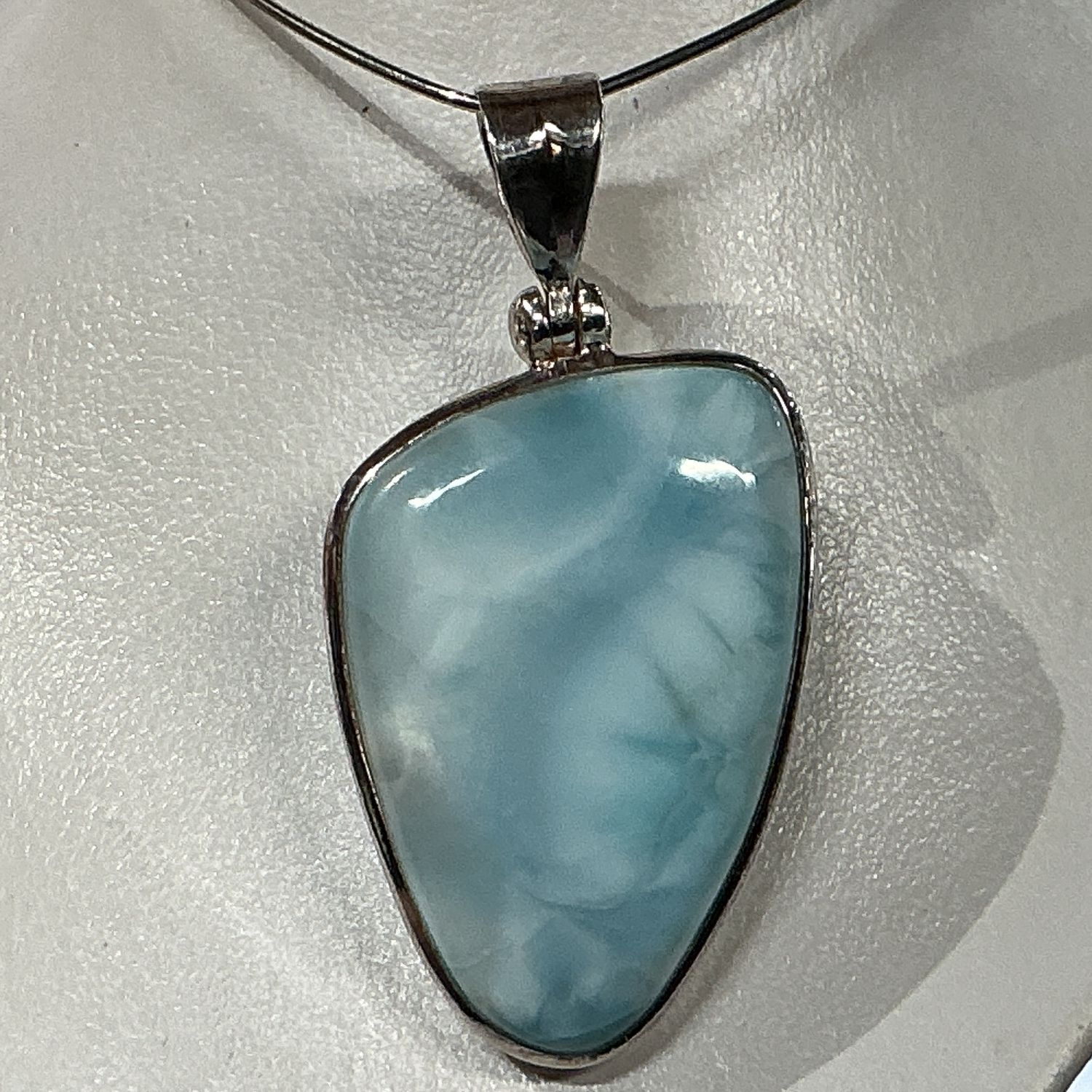 SS0519-Designer Pendant : Larimar