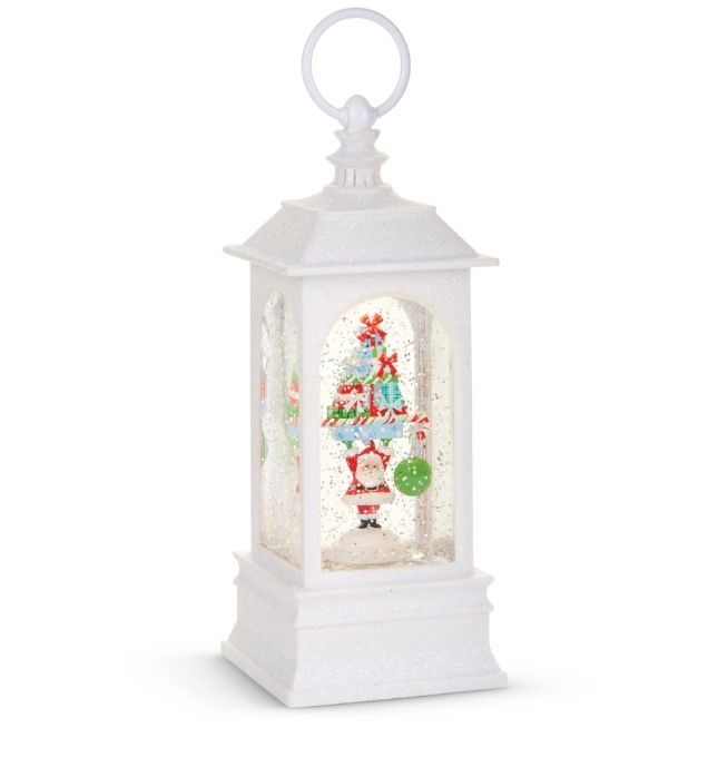 RI0276-Lantern : Santa Holding Presents