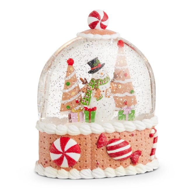 RI0277 - Lantern : Snowman with Gingerbread